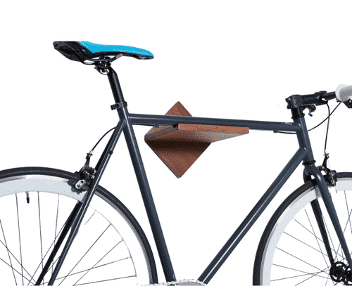 Wall Mounted Wood Grain Bike Rack