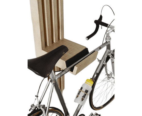 Handmade wooden wall rack