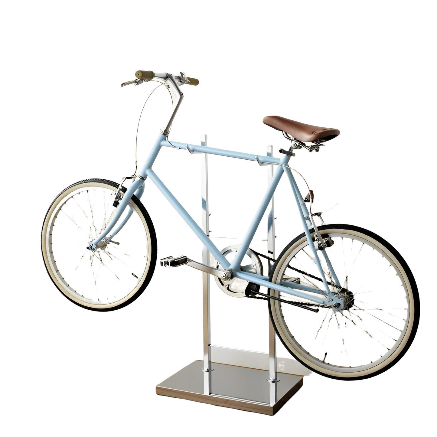 Folding stand for one bike
