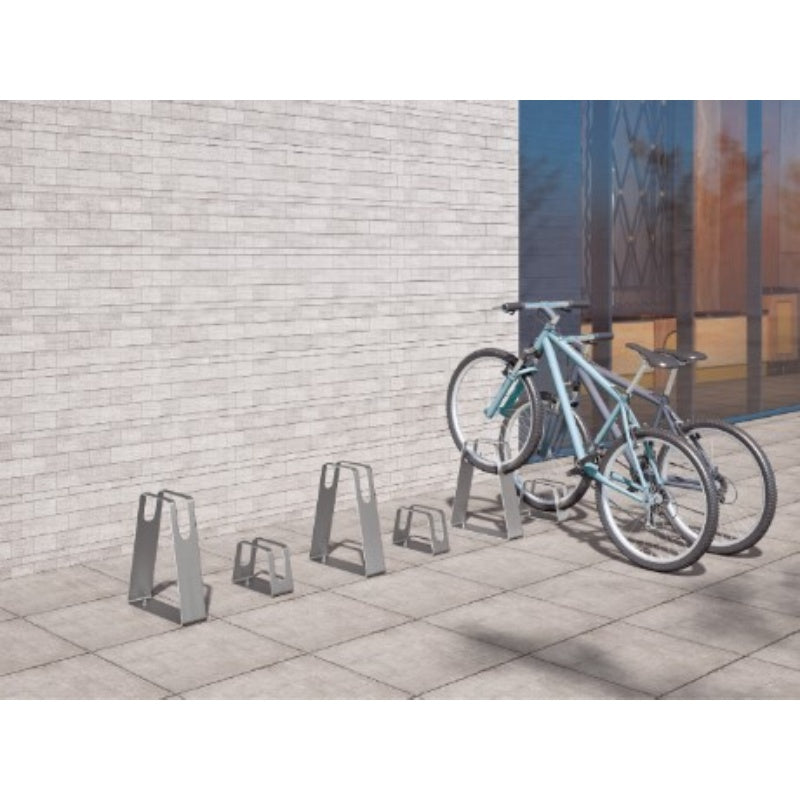 Non-stiff steel bicycle parking rack Freestanding floor mounting Anti-theft Public/commercial space coffee shop