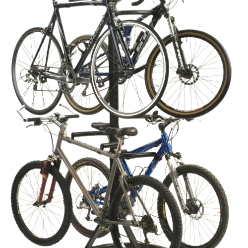 Four bike upright hangers