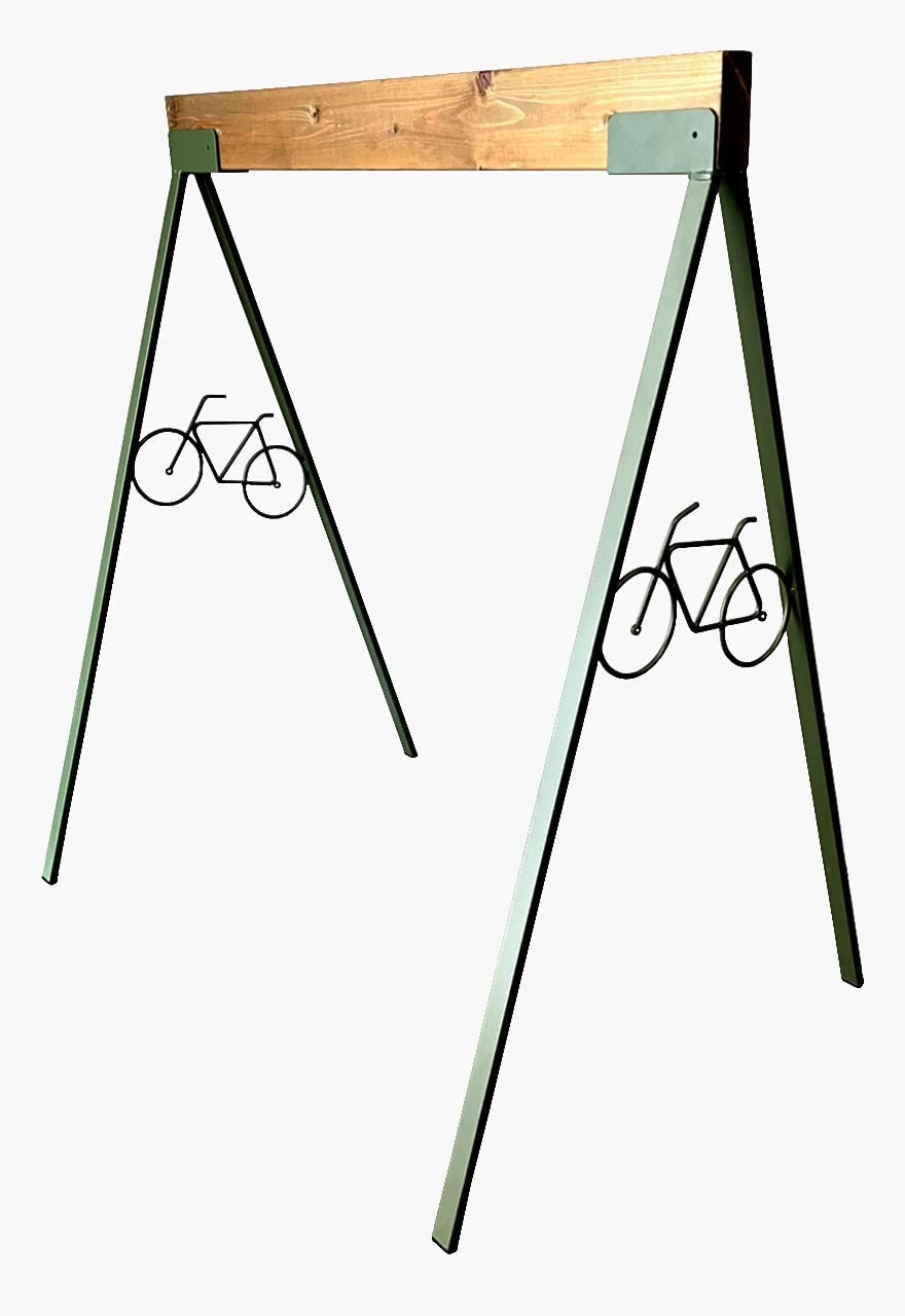 A Japanese-made saddle type bicycle rack