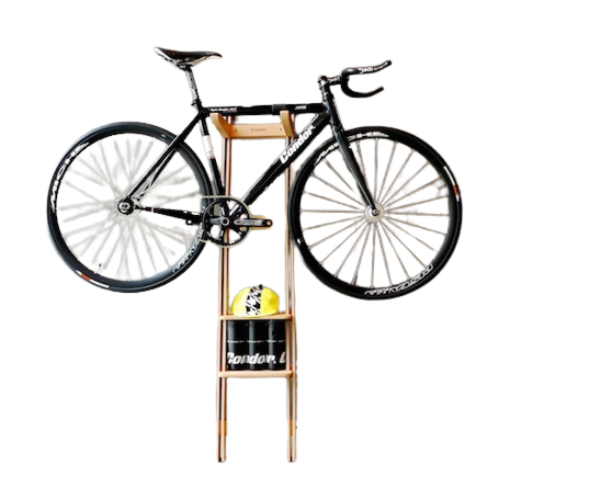 Ladder type bicycle furniture hanger