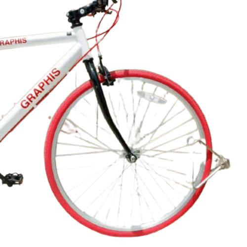 Outdoor bicycle rack