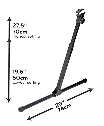 Electric bike upright bike stand