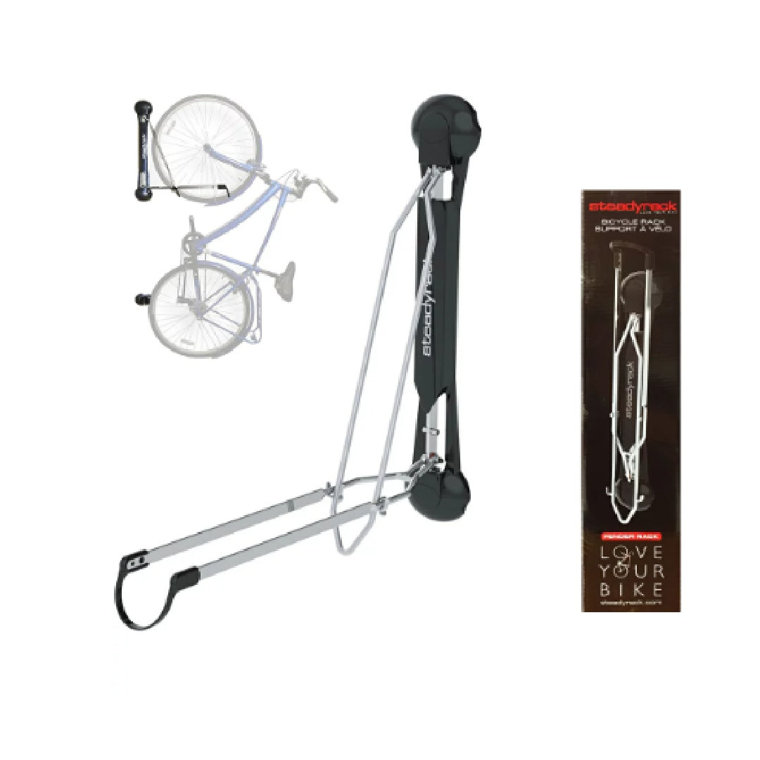 180 degree rotating bicycle wall rack