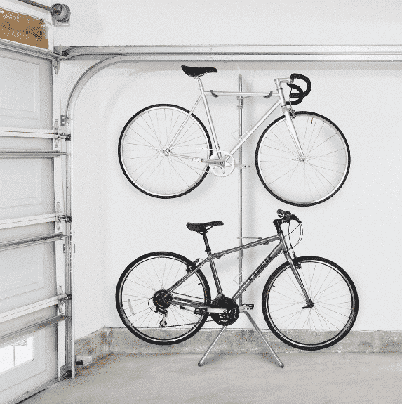 Gravity Bar Holder for Two Bicycles