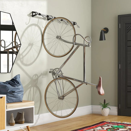 6 wall mounted bike racks