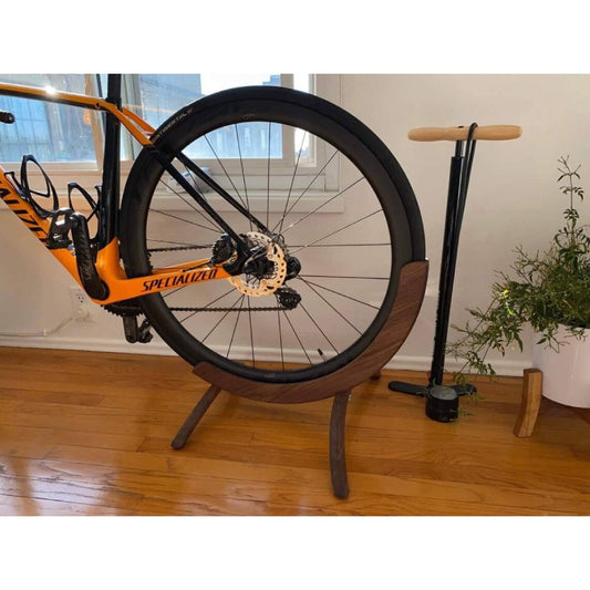American walnut rear wheel plug-in storage frame