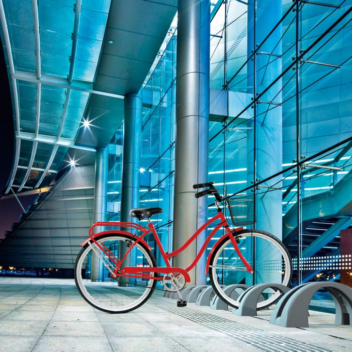 Stylish and Cute Design Bicycle Outdoor Parking Rack