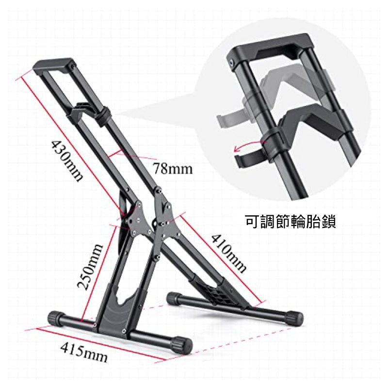 Horizontal parking rack/tire storage rack