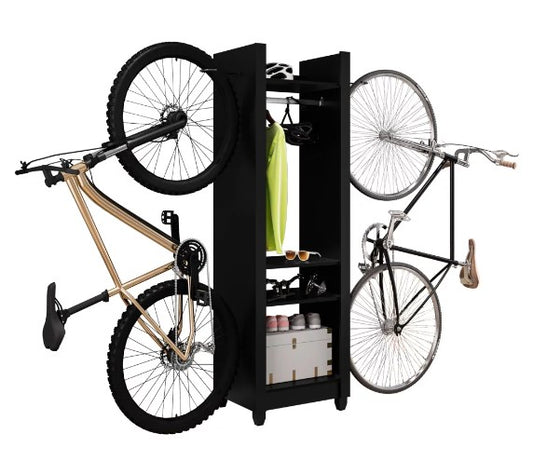 Multi-purpose bicycle cabinet