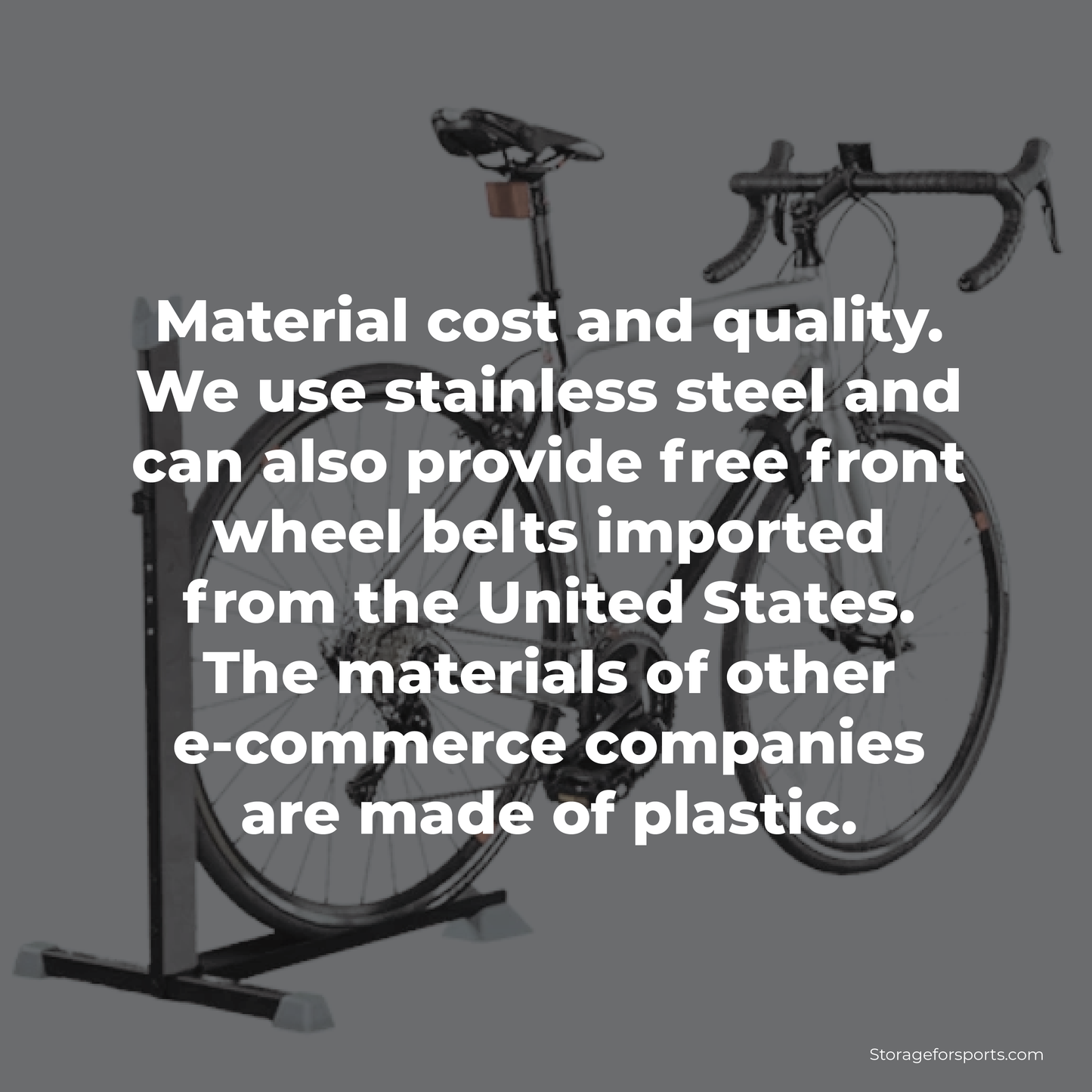 L-shaped vertical stand
