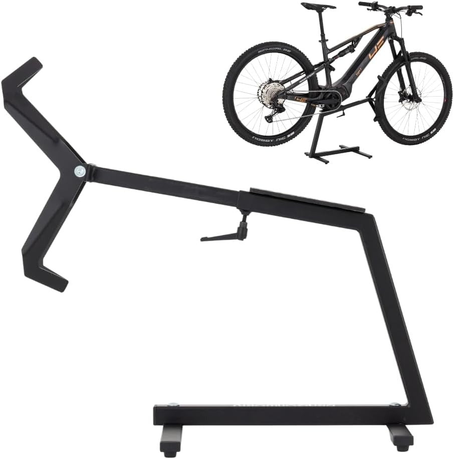 E-Bike Stand — 45kg Capacity, Rotating Rear Wheel, Fits 27.5-29 Inch Bikes