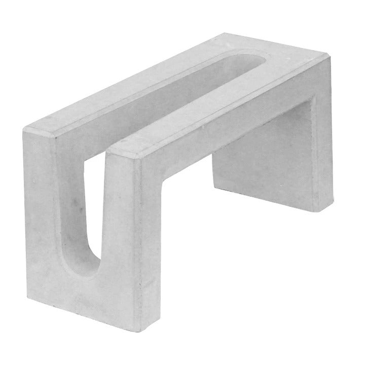 Coco Concrete Bicycle Stand with Anchor Pins for Secure Outdoor Bike Parking