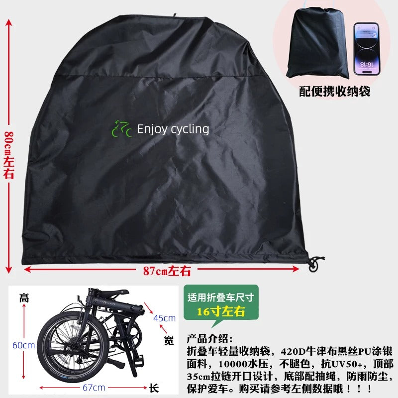 Premium Brompton Folding Bike Carry & Storage Bag for Travel and Protection