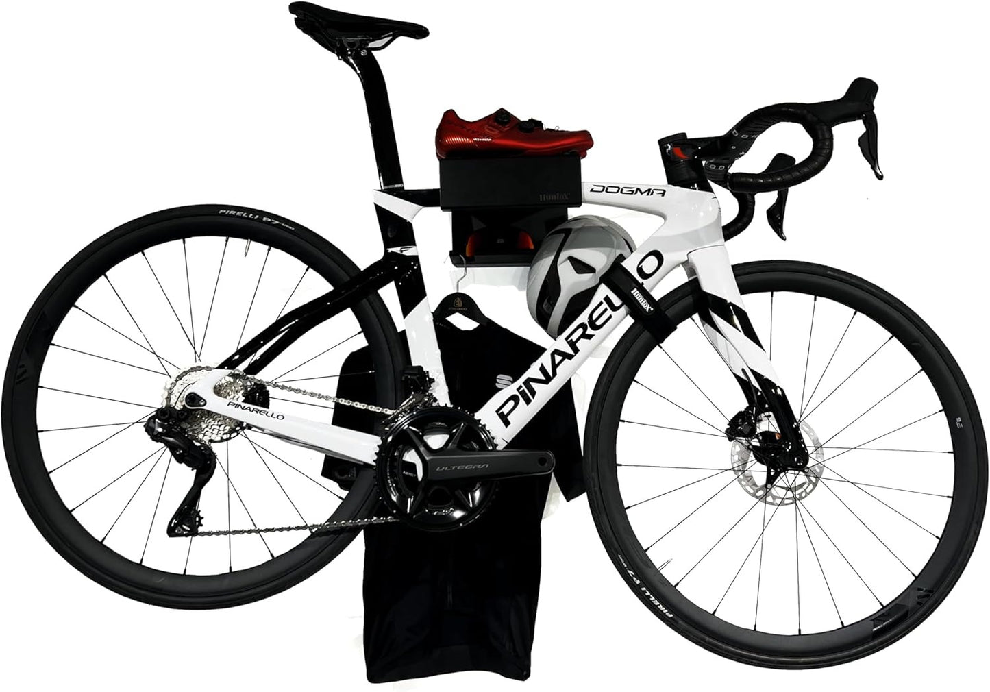 Huniox Bicycle Wall Mount Holder — Space-Saving Garage Bike Storage with Magnetic Protection