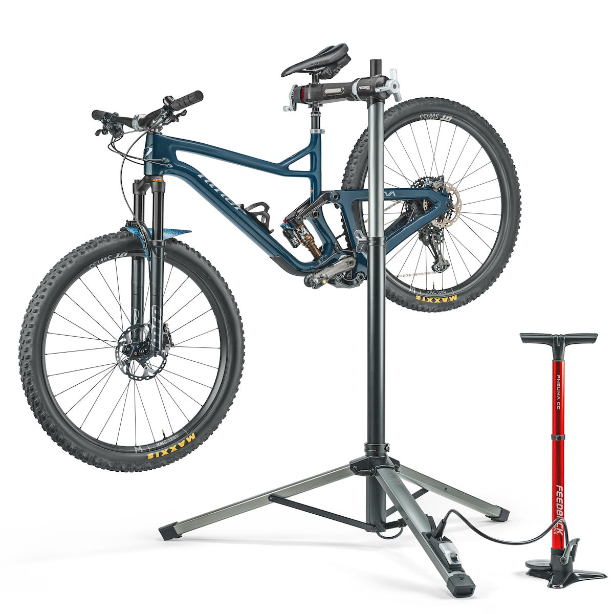 Feedback Sports Pro Air Lift Repair Stand - with bike, studio
