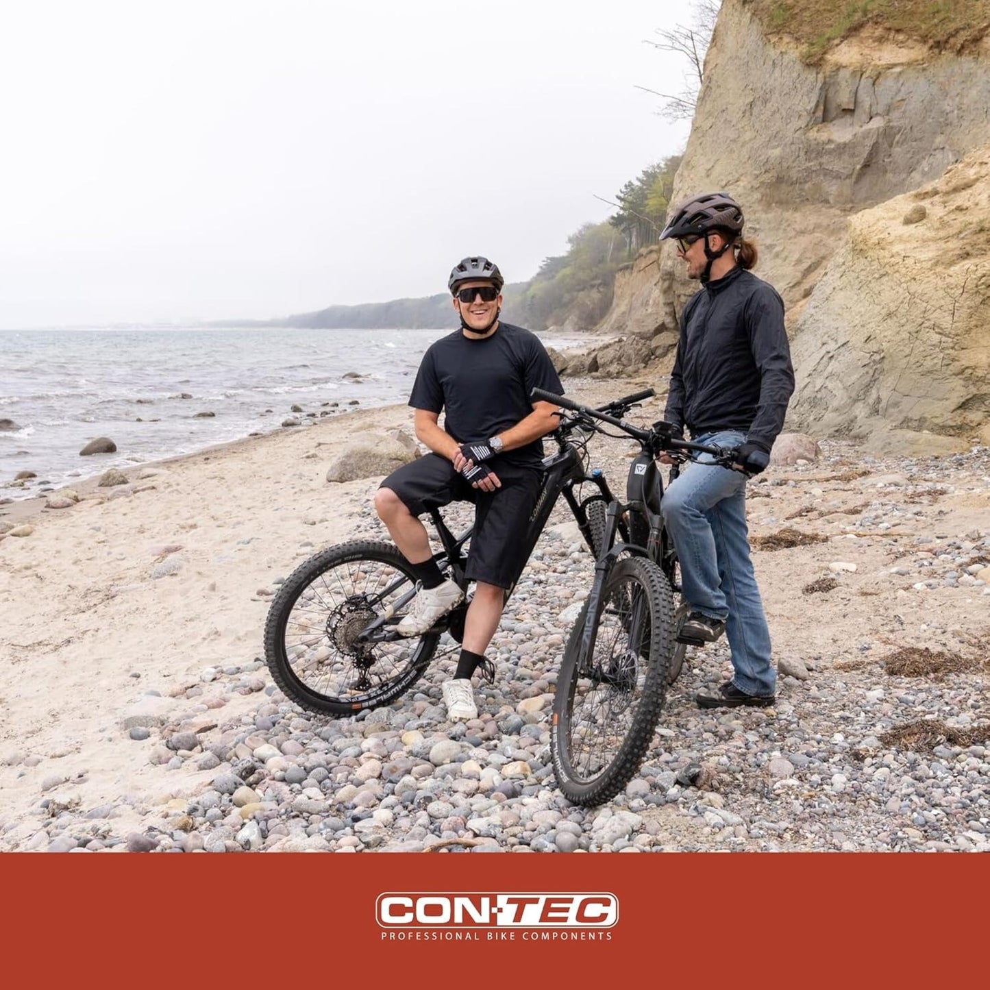 CONTEC bikeART Wall Presentation Shelf — Steel & Walnut Wood Bike Display Mount