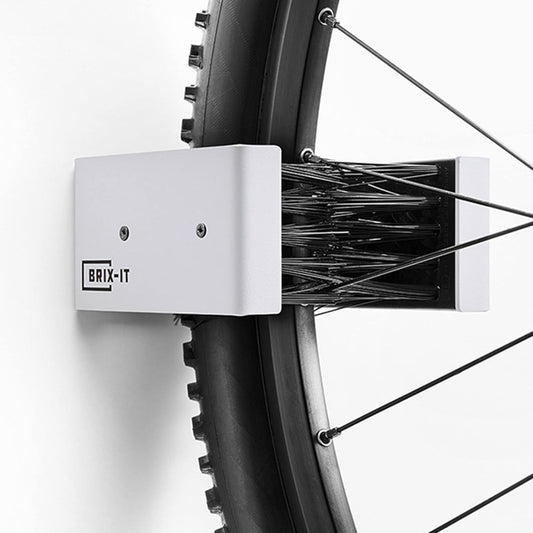 BRIX-IT Universele Fiets Muurbeugel — Geschikt voor Alle Bandbreedtes, Installatie Zonder Tillen