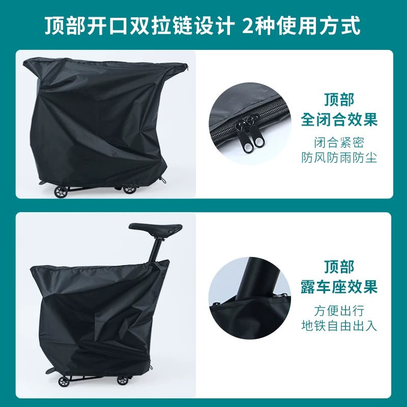 Premium Brompton Folding Bike Carry & Storage Bag for Travel and Protection