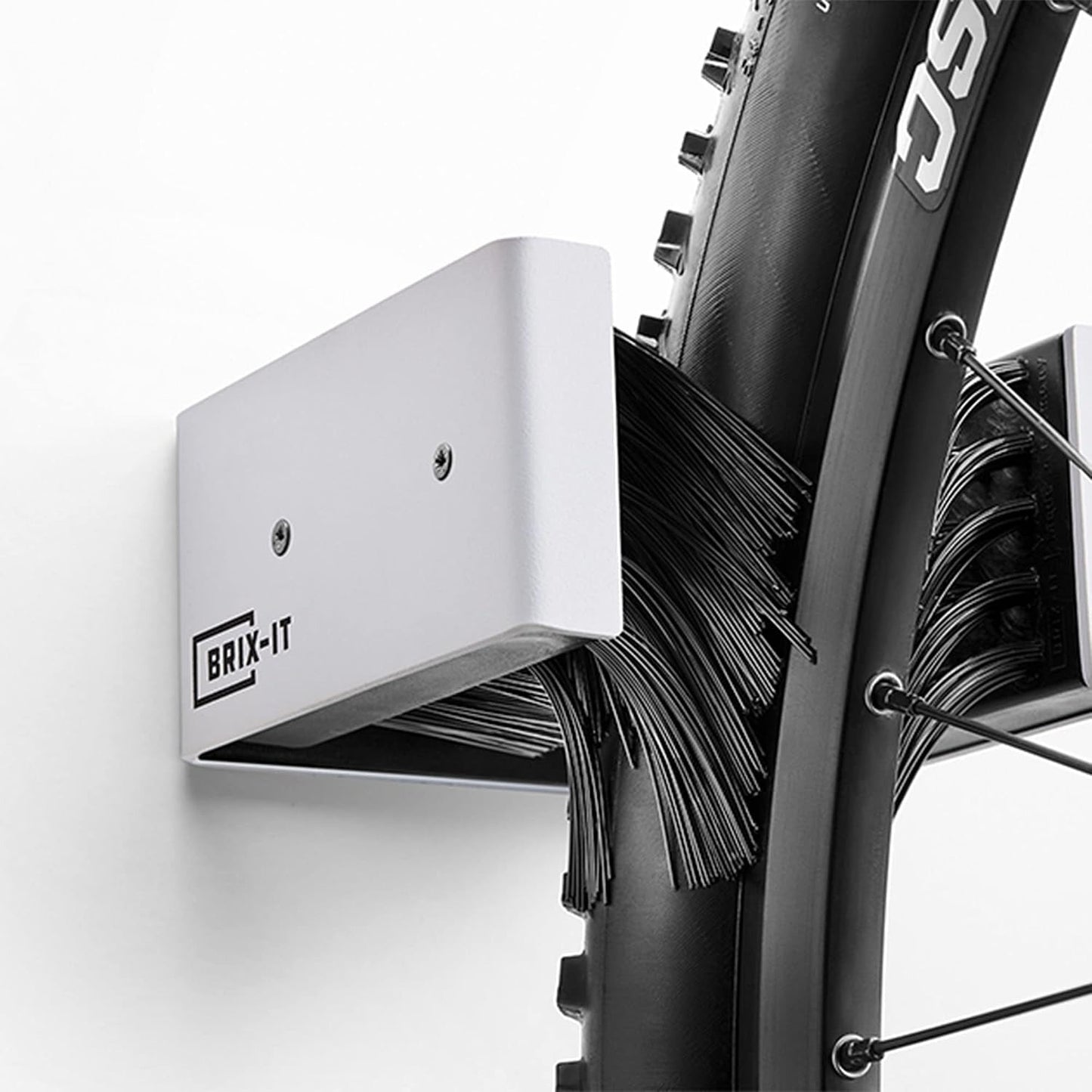 BRIX-IT Universal Bike Wall Mount — Fits All Tyre Widths, No-Lift Installation