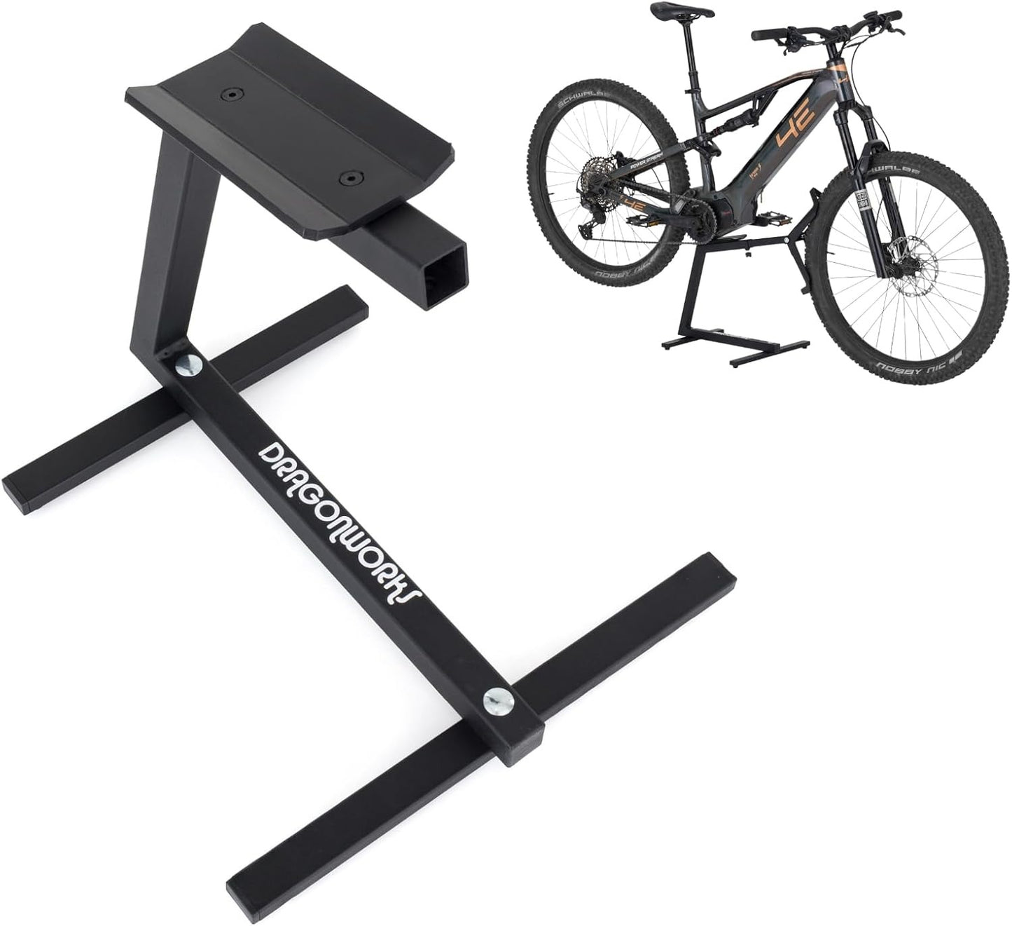 E-Bike Stand — 45kg Capacity, Rotating Rear Wheel, Fits 27.5-29 Inch Bikes
