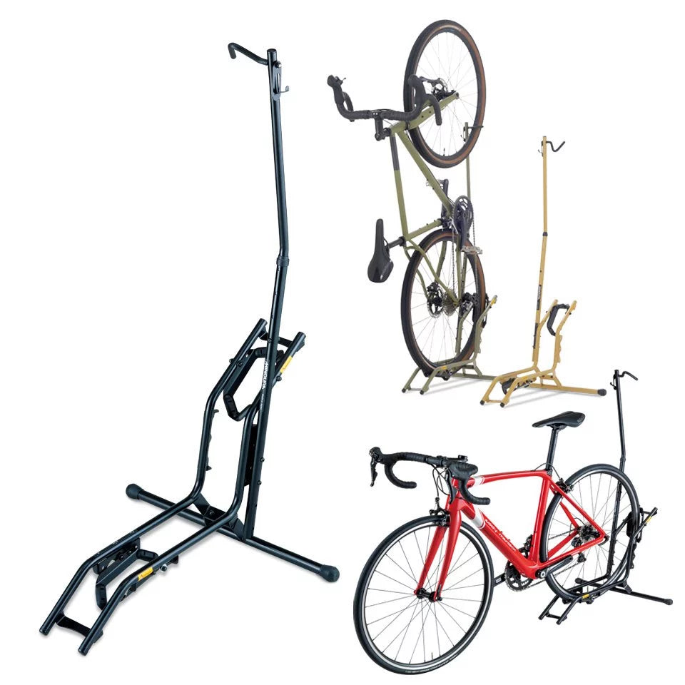 2 way bicycle horizontal and vertical storage rack