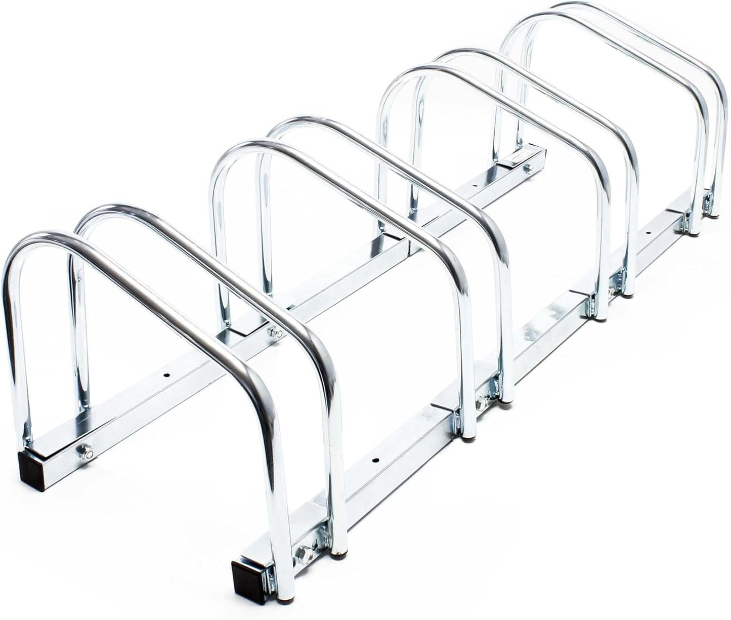 Multi-Bike Stand — Floor & Wall Mounted Bicycle Rack for 1 to 5 Bikes, Galvanised Steel