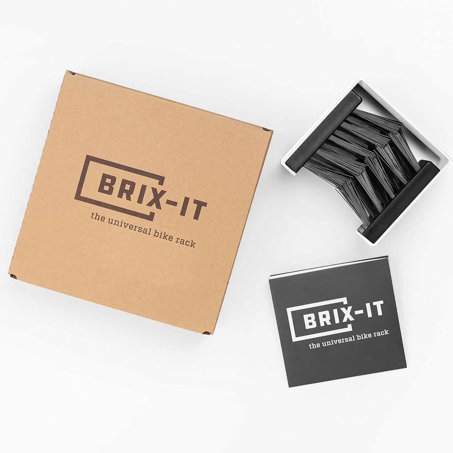 BRIX-IT Universal Bike Wall Mount — Fits All Tyre Widths, No-Lift Installation