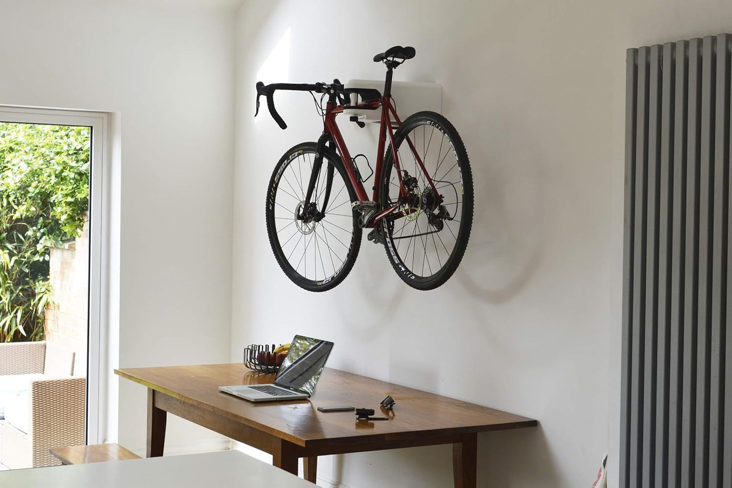 Unisex Wall-Mounted Bike Lock — Sold Secure Diamond Certified, Hardened Steel, Multiple Colours