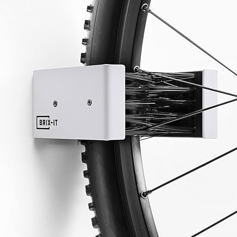 BRIX-IT Universal Bike Wall Mount — Fits All Tyre Widths, No-Lift Installation
