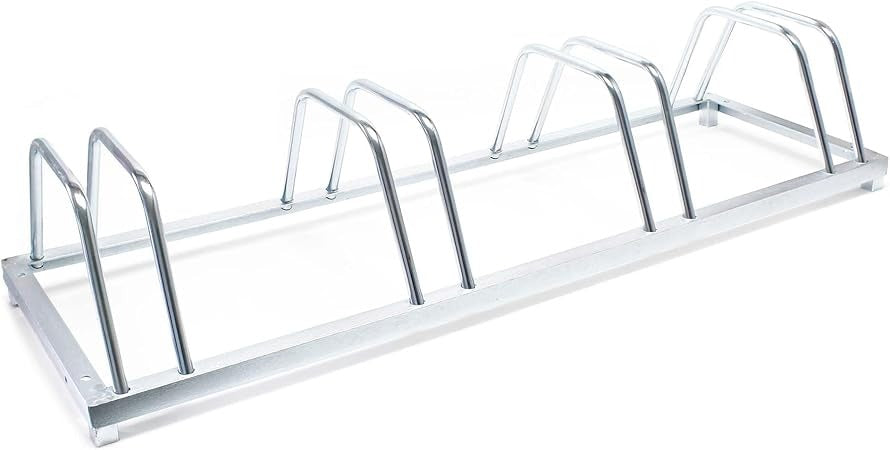 Multi-Bike Stand — Floor & Wall Mounted Bicycle Rack for 1 to 5 Bikes, Galvanised Steel