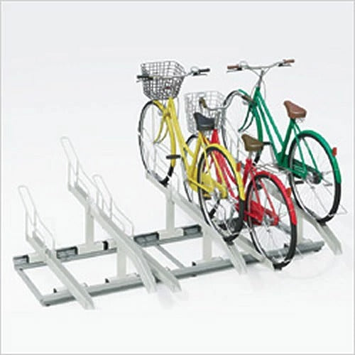 DAIKEN CF-B Vertical Bicycle Storage Rack with Safety Lock & Space-Saving Design