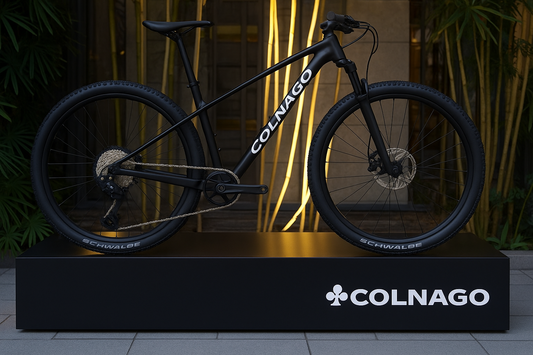 Bike Shop Display Stand | Single-Layer Platform | Black Display Rack | Mountain Bike Parking & Storage Stand