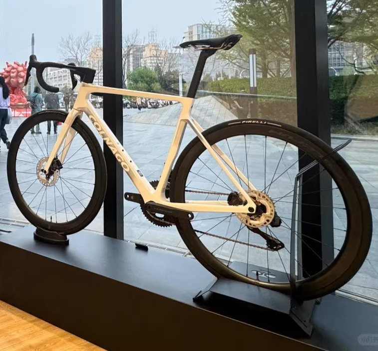 Bike Shop Display Stand | Single-Layer Platform | Black Display Rack | Mountain Bike Parking & Storage Stand