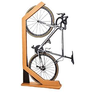 Wooden bike rack