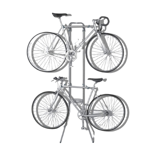 Upright Storage Rack for Two Bicycles – Storage for Sports