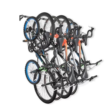 6 wall mounted bike racks