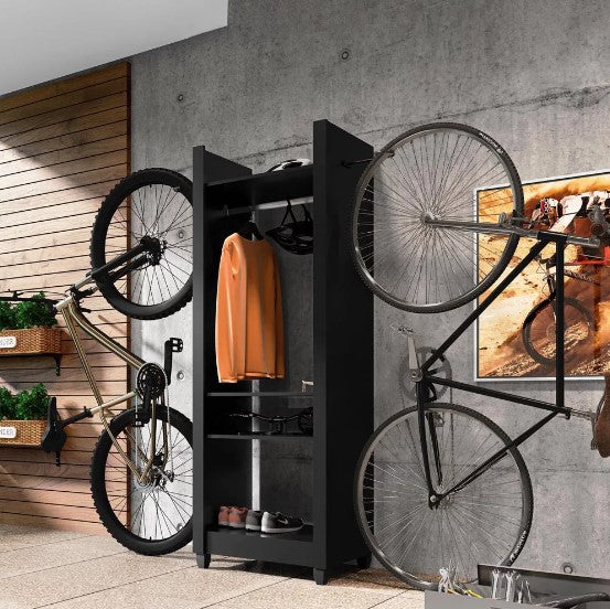 Multi-purpose bicycle cabinet