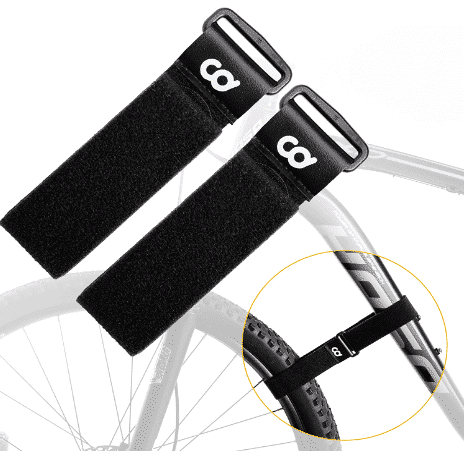 Bicycle Double Sided Extra Long Adjustable Velcro Straps