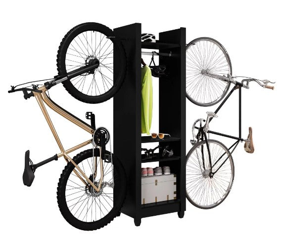 Multi-purpose bicycle cabinet