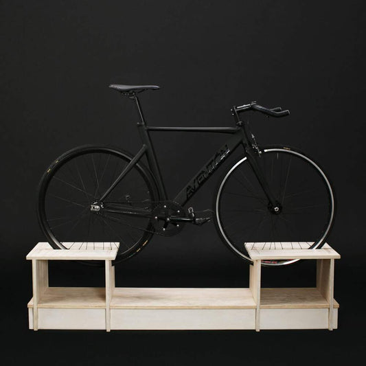 Wooden Bike Rack